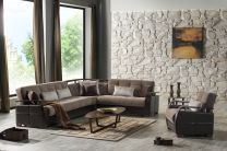 Dogal Sectional Sofa (with Storage and two beds)